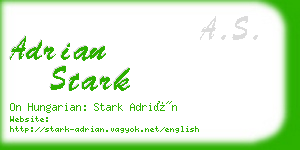adrian stark business card